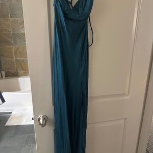 Hello Molly Sophia Satin, Teal